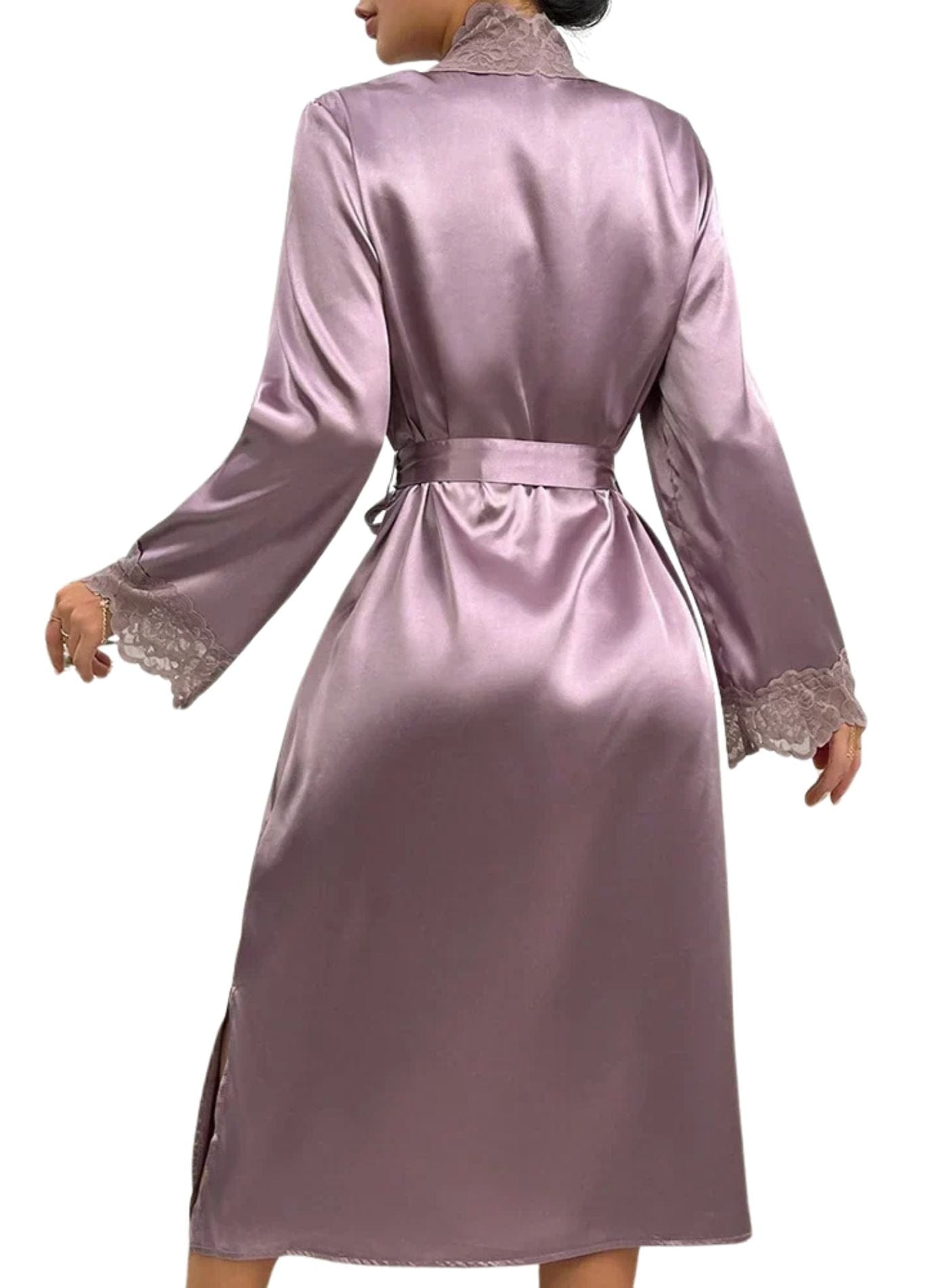 Kimono Satin Femme | Peignoir d'Or