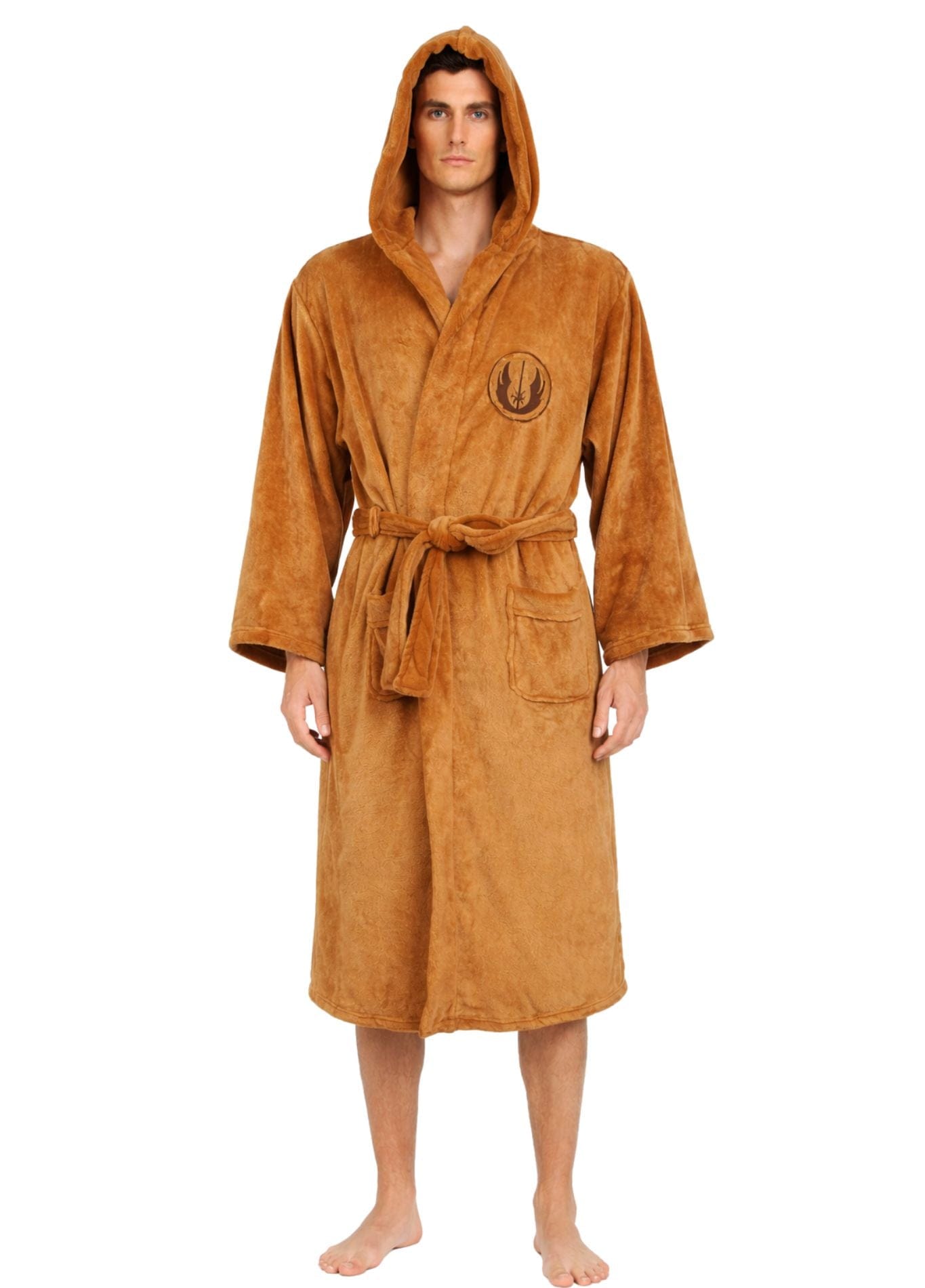 Peignoir Capuche Homme | Peignoir d'Or Ocre Miel / M
