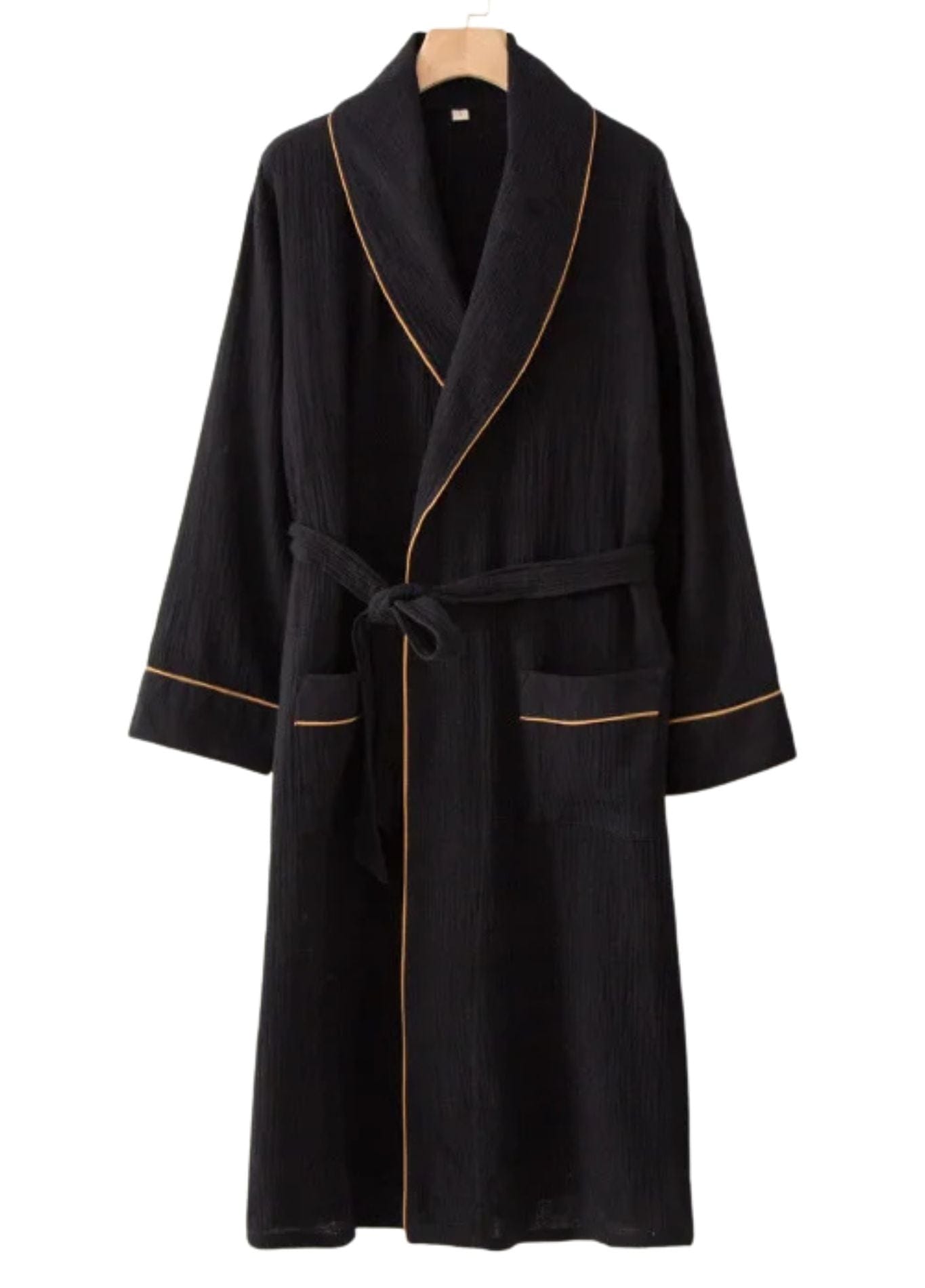Peignoir Coton | Peignoir d'Or Noir / XL