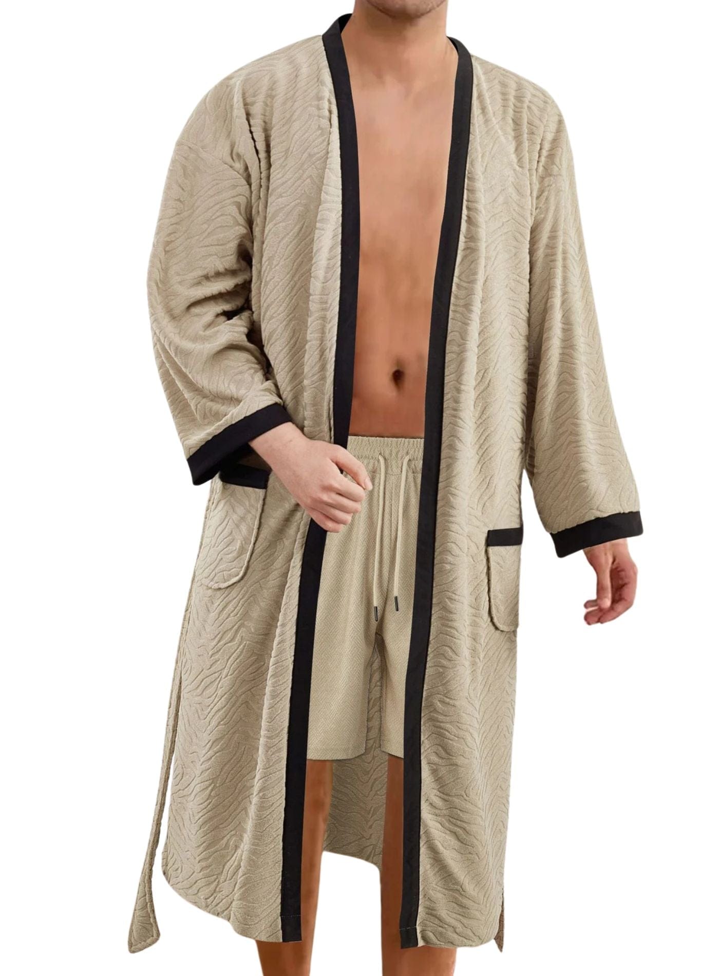 Peignoir d'Intérieur Homme | Peignoir d'Or Beige / S