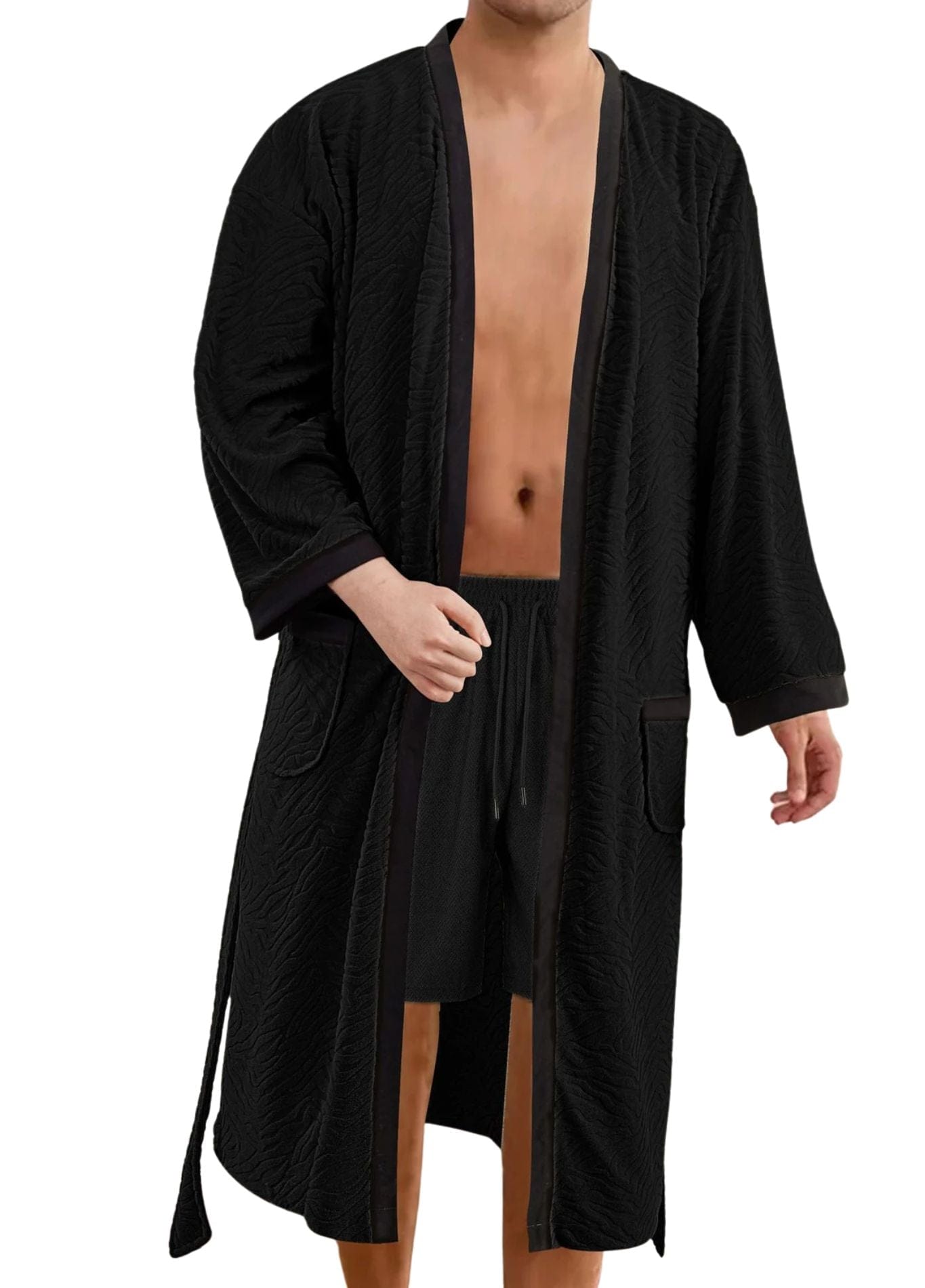 Peignoir d'Intérieur Homme | Peignoir d'Or Noir / S