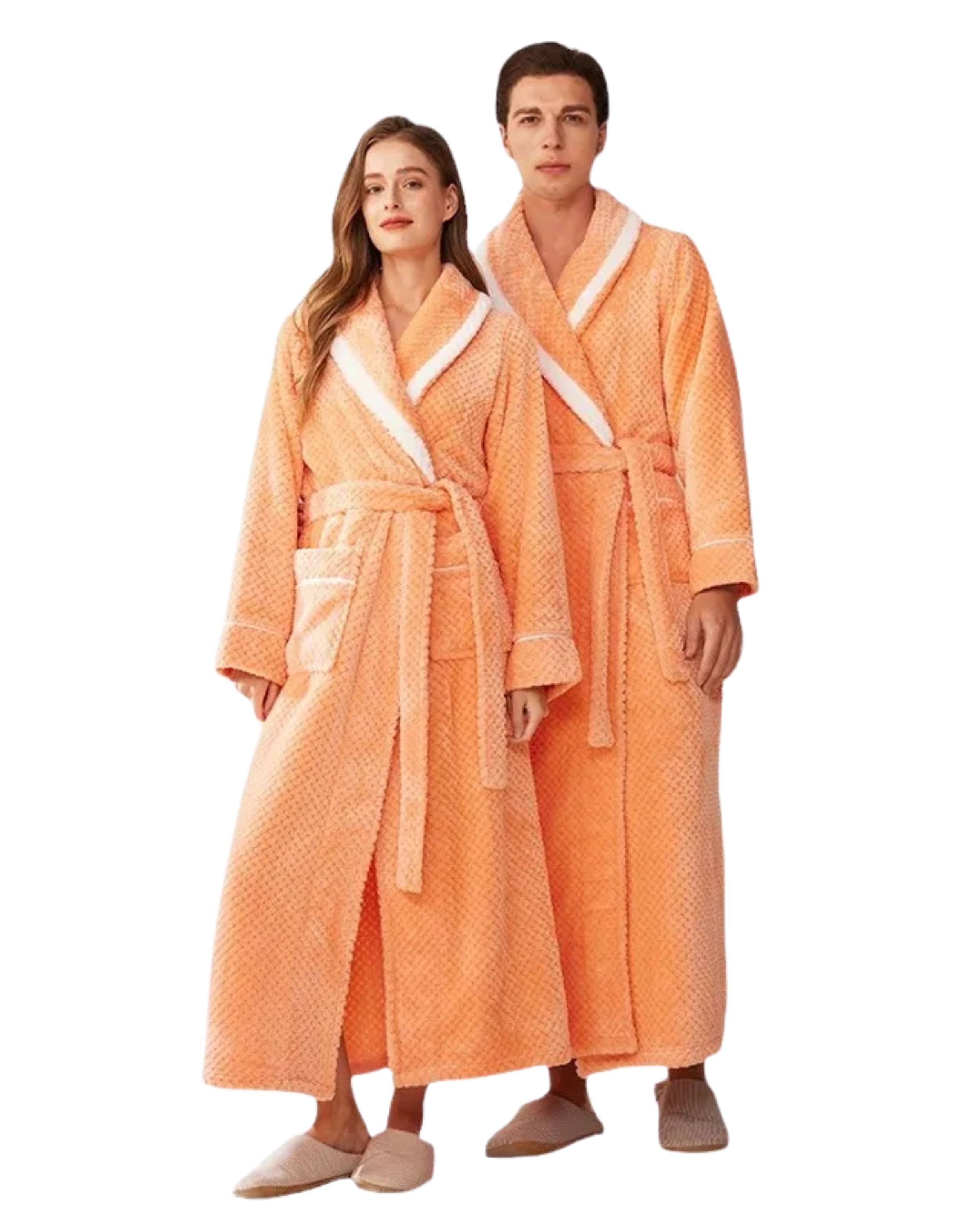 Peignoir de Bain Couple | Peignoir d'Or M / Saumon