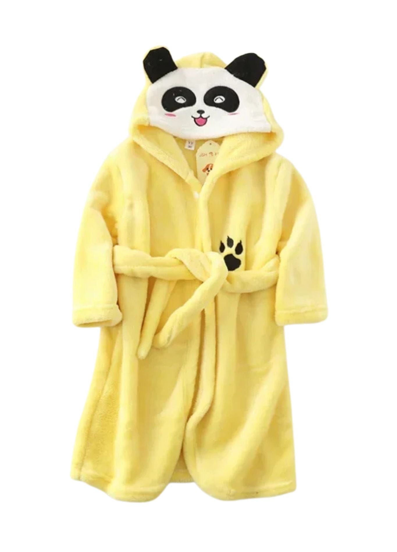 Peignoir de Bain Enfant Éponge | Peignoir d'Or Jaune / 18 - 24 mois (80 - 90 cm)