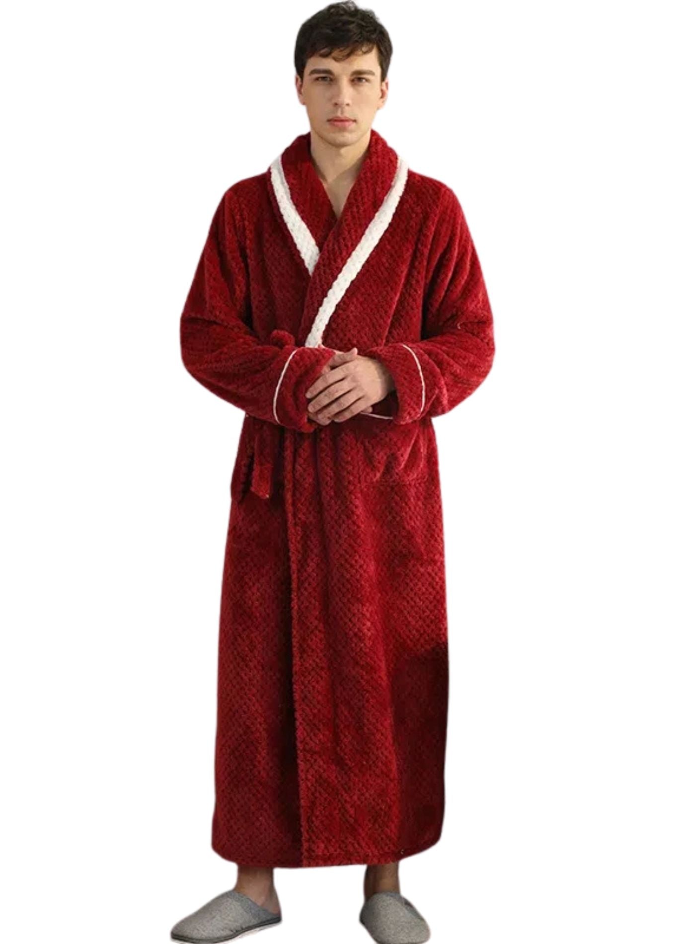 Peignoir de Bain pour Homme | Peignoir d'Or Rouge / M