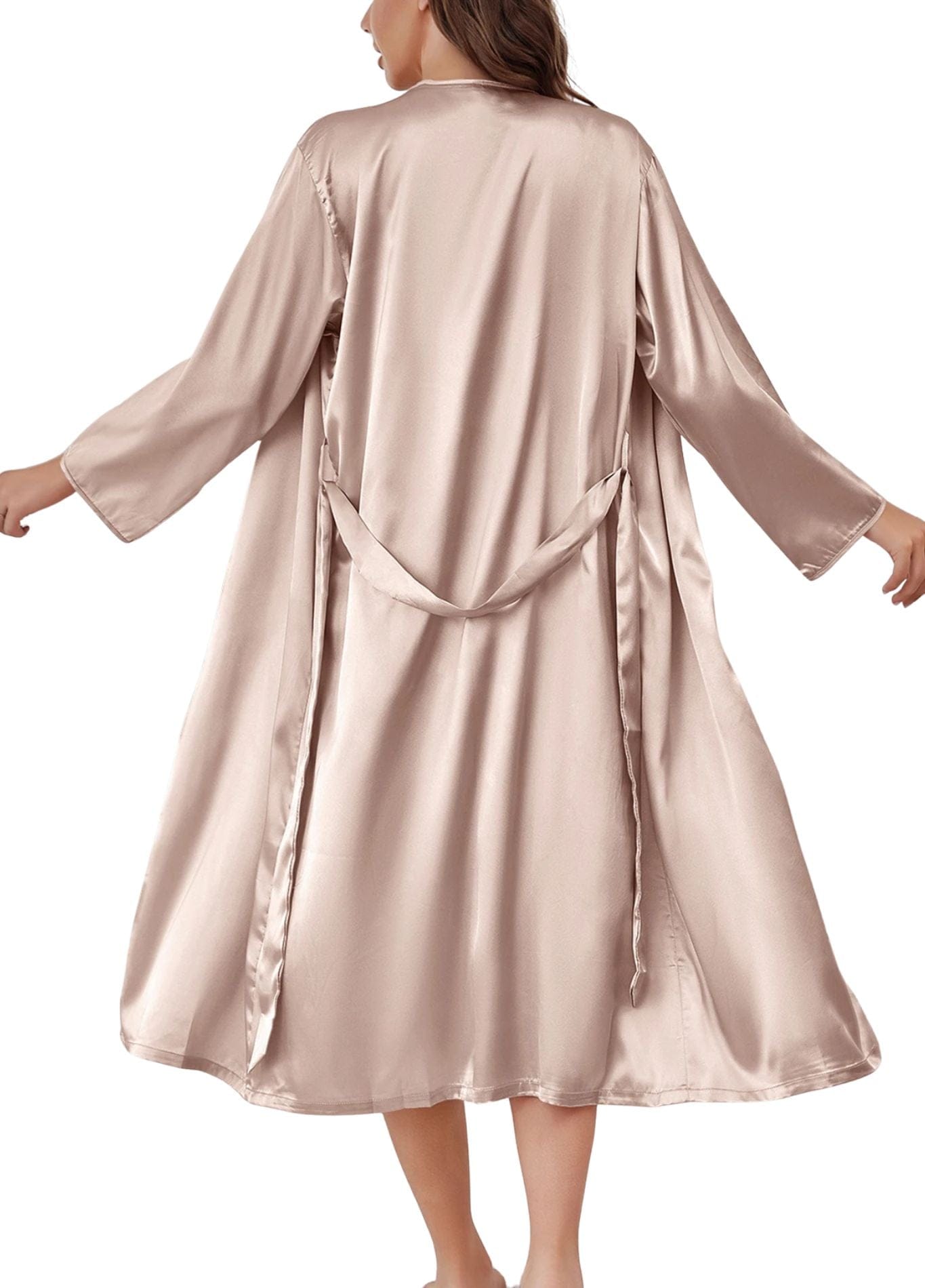 Peignoir en Satin pour Femme | Peignoir d'Or