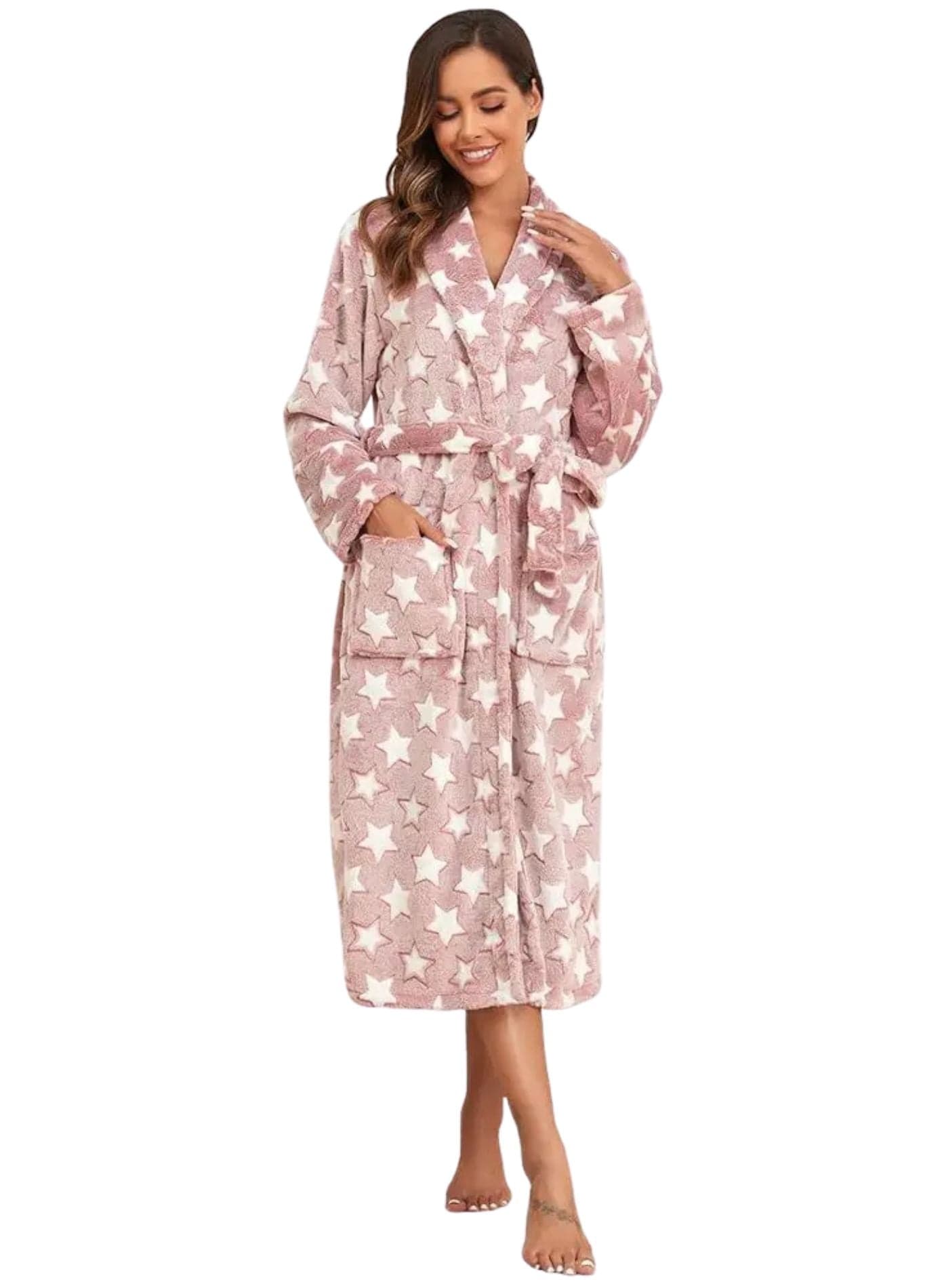 Peignoir Femme Chaud | Peignoir d'Or S / Star