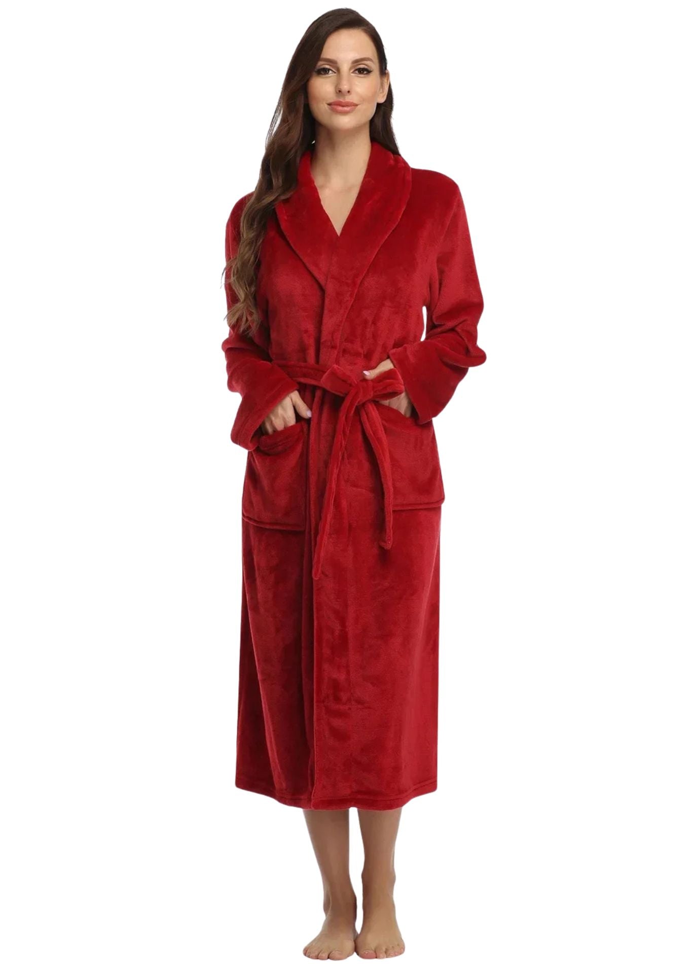 Peignoir Femme Douche | Peignoir d'Or S / Rouge