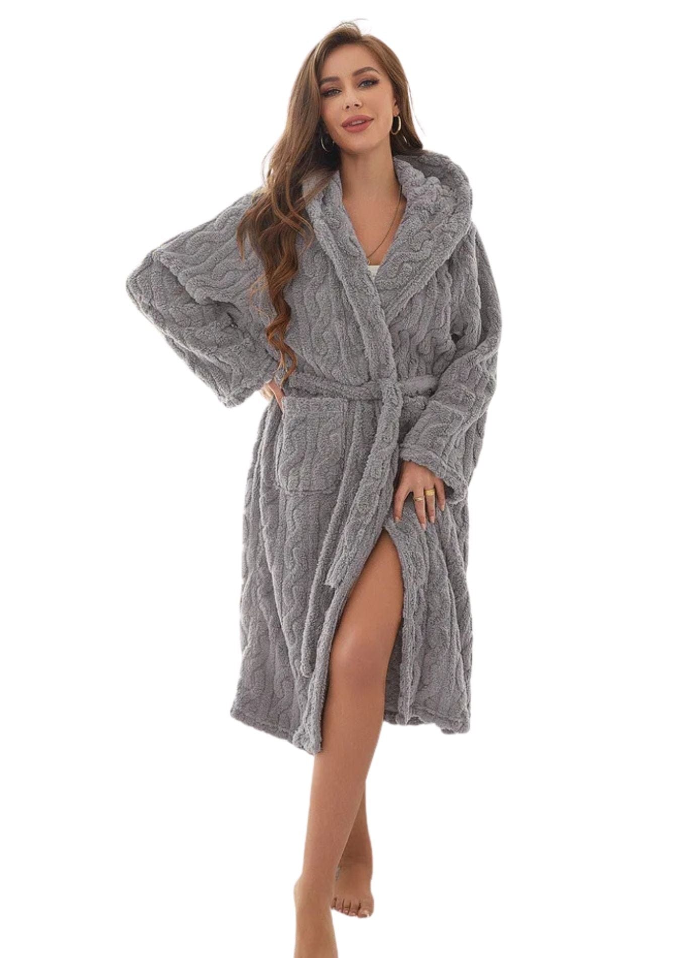 Peignoir Gris | Peignoir d'Or