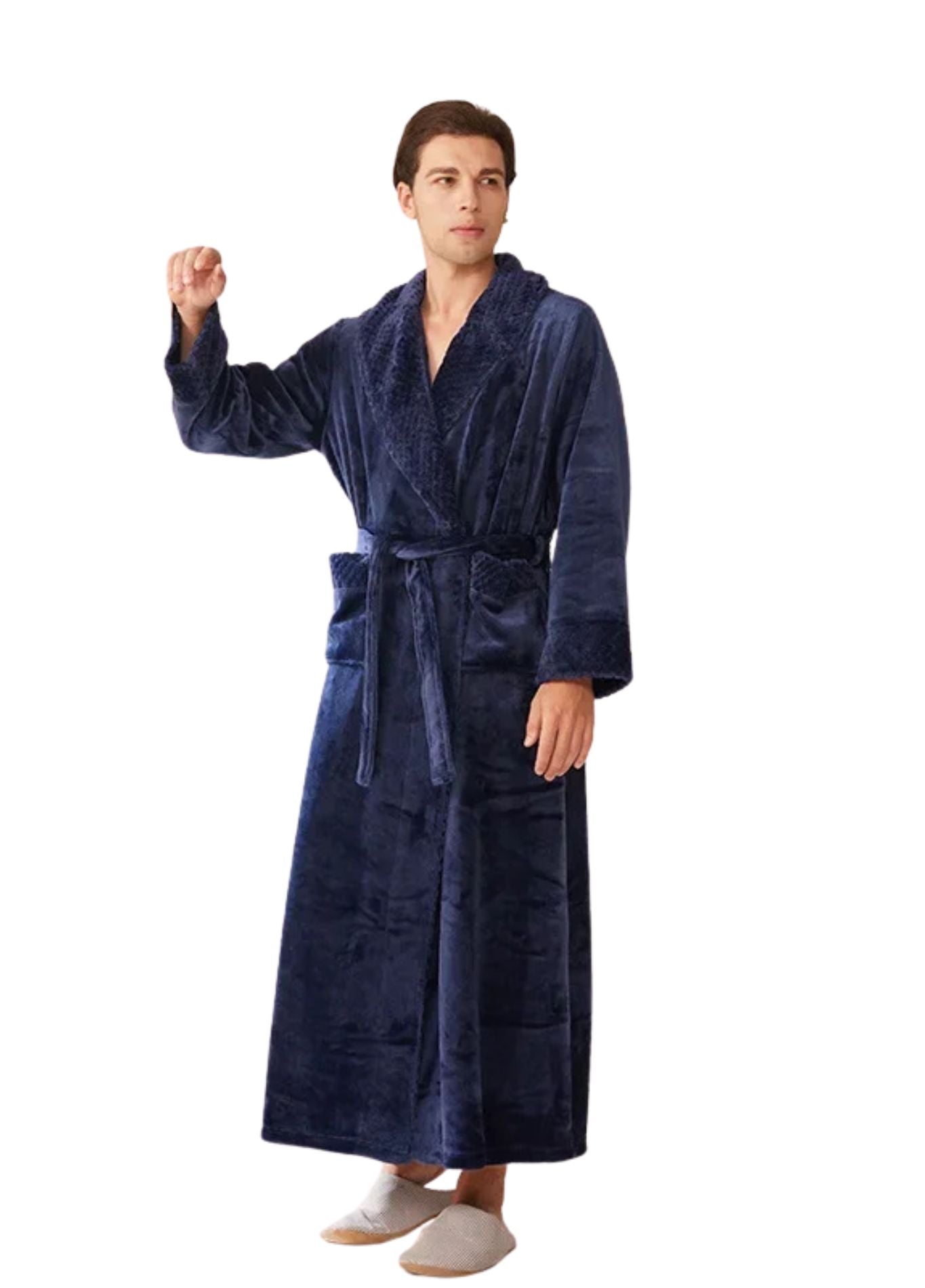 Peignoir Homme Eponge Epais | Peignoir d'Or Bleu Marine / M