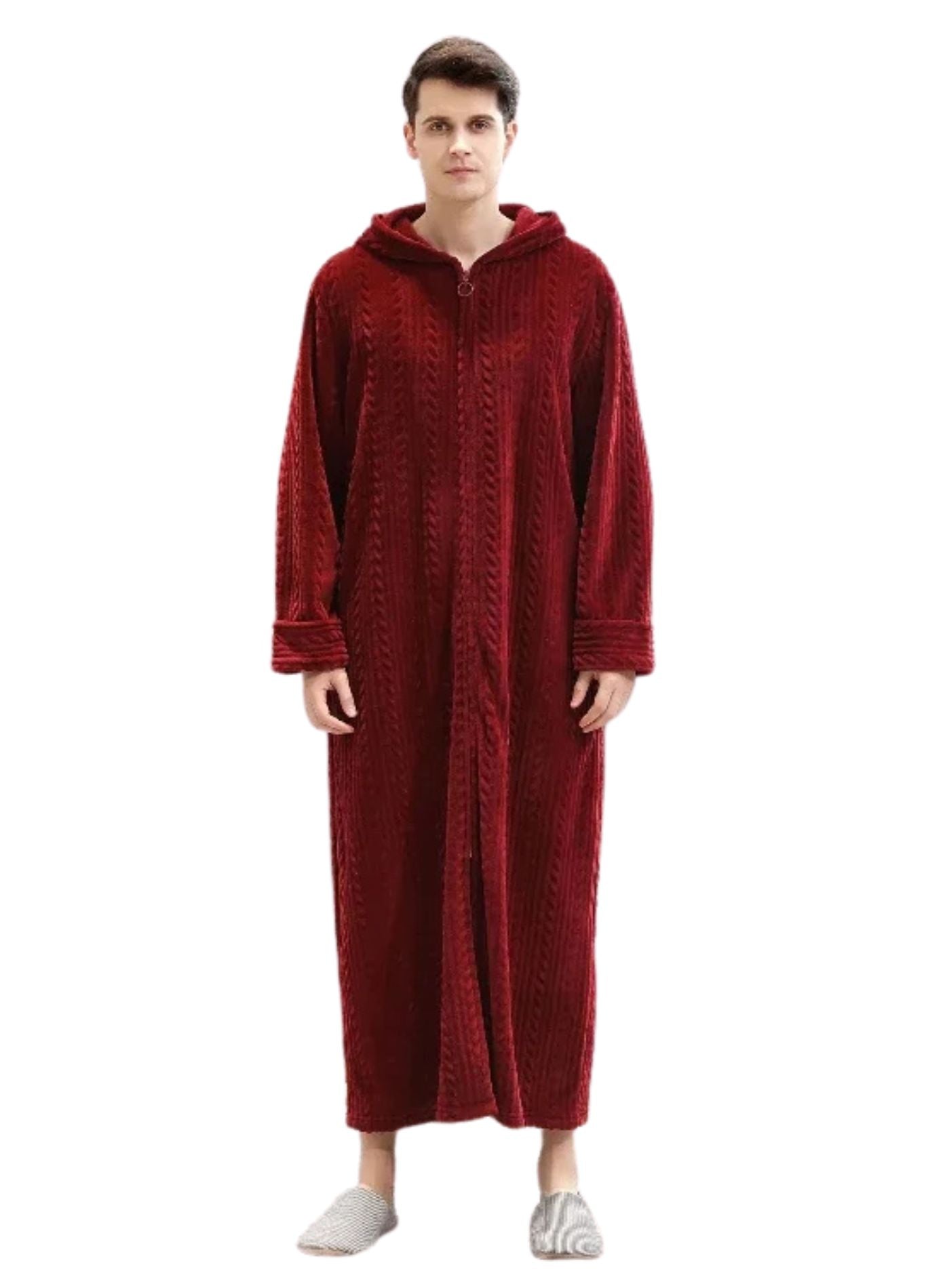 Peignoir Homme Rouge | Peignoir d'Or Rouge / M