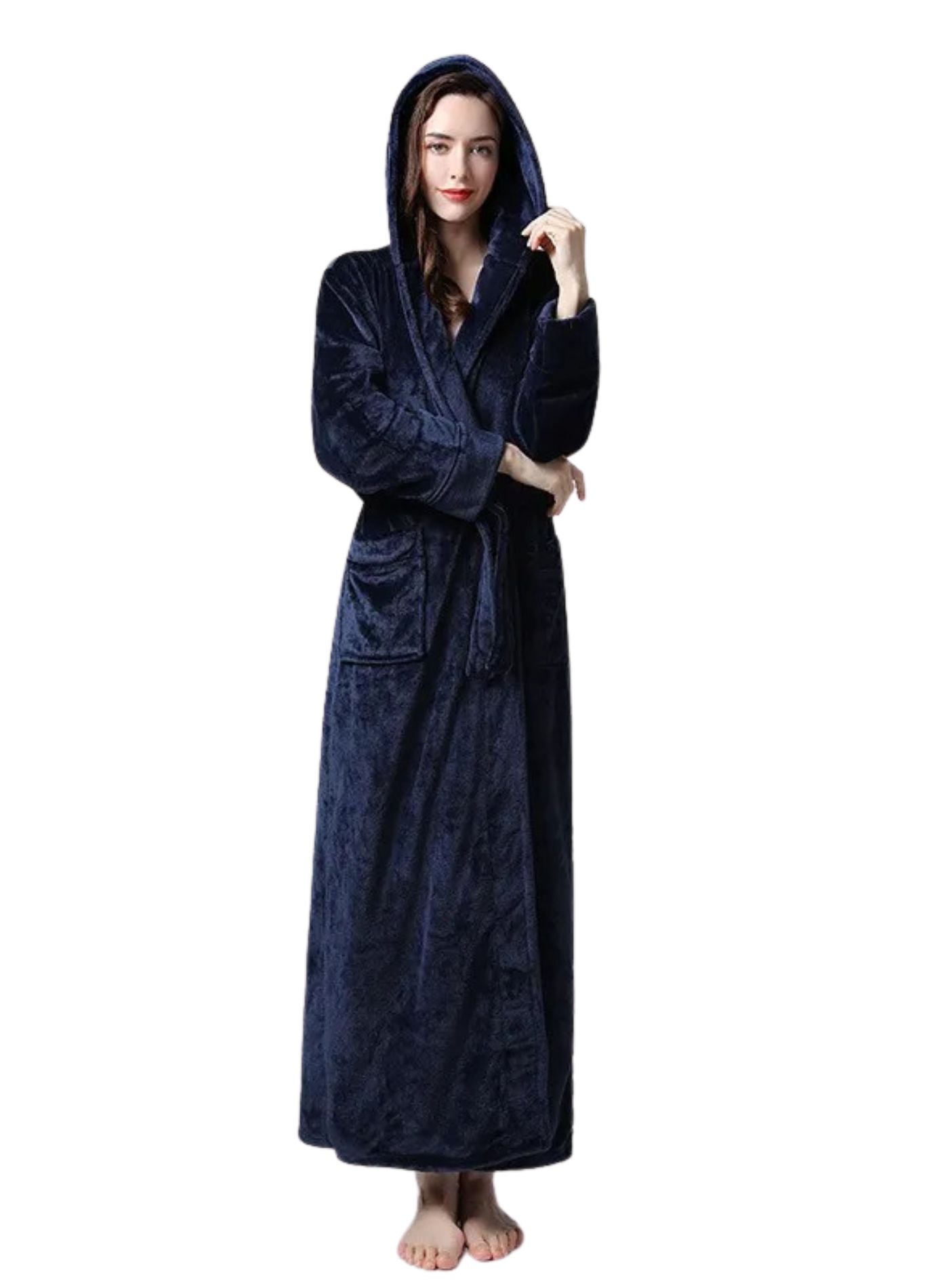 Peignoir Long | Peignoir d d'Or Bleu Marine / M