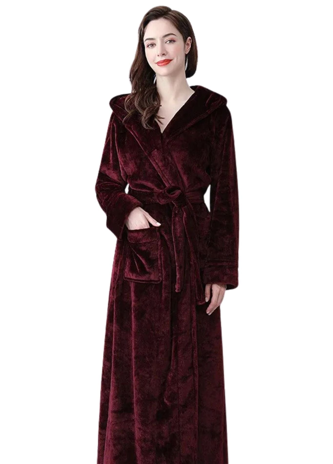 Peignoir Long | Peignoir d d'Or Bordeaux / M