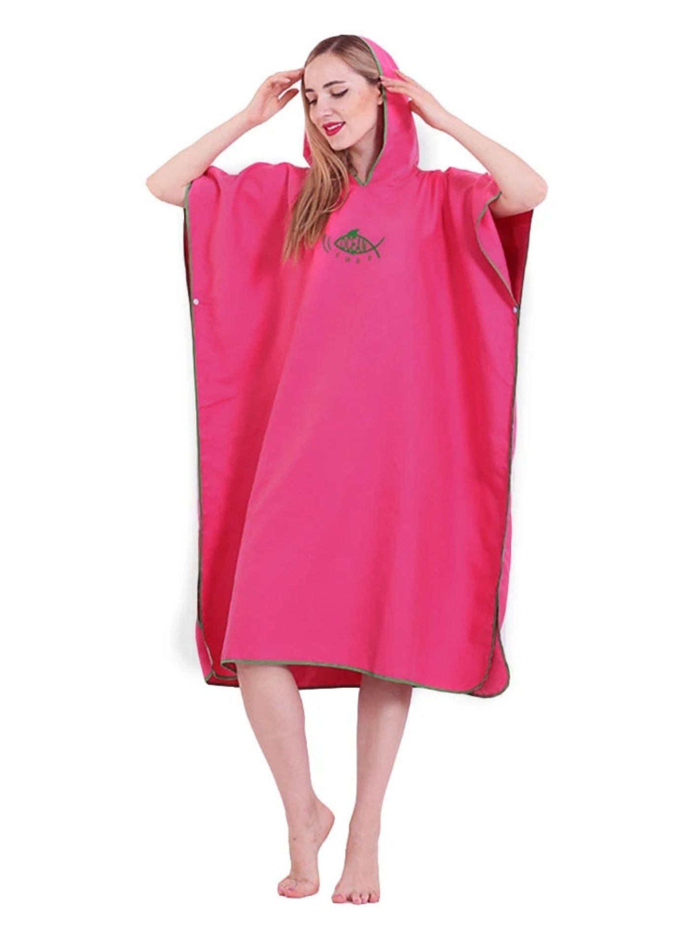 Peignoir Piscine | Peignoir d'Or Fuchsia
