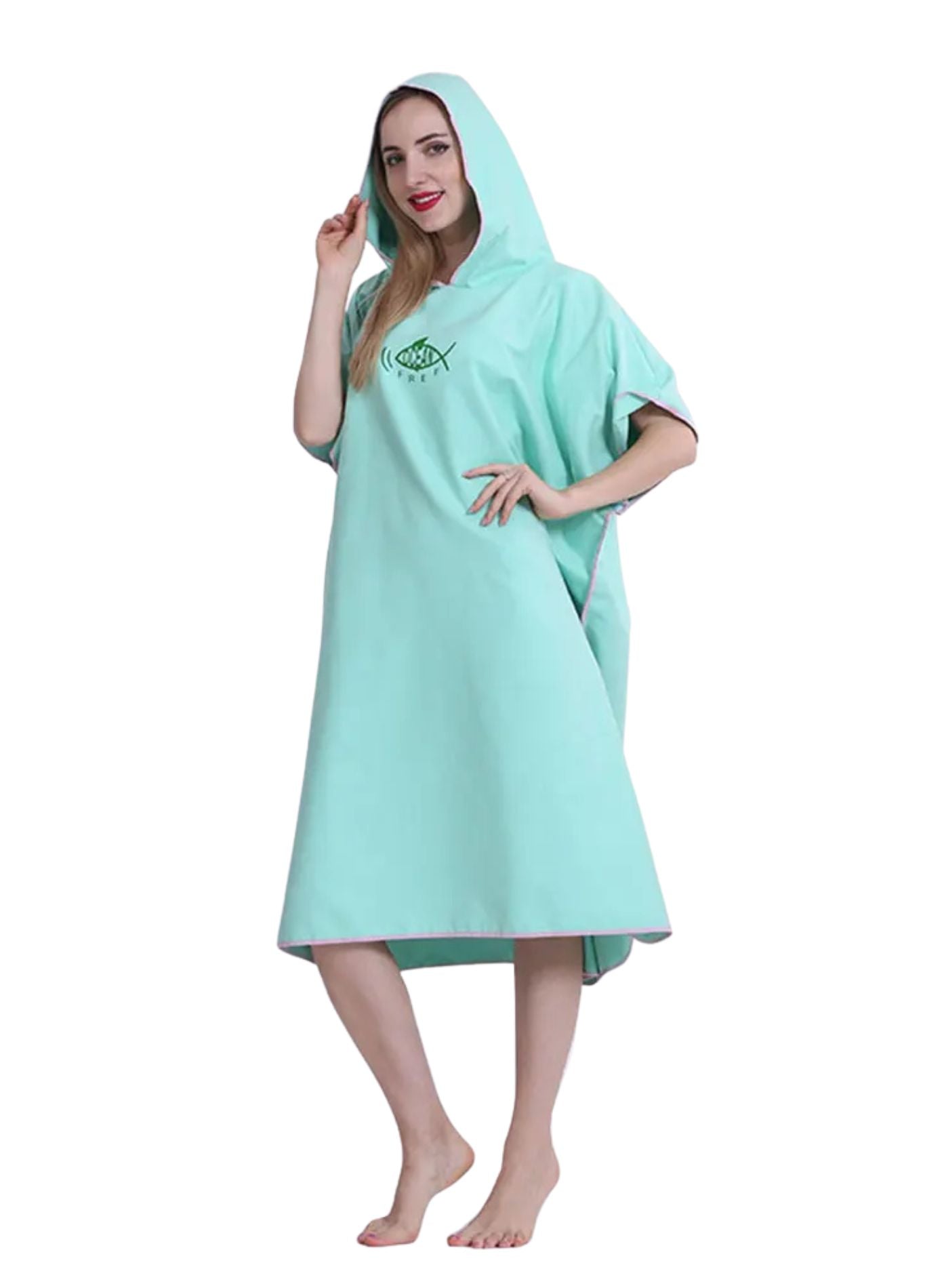 Peignoir Piscine | Peignoir d'Or Turquoise