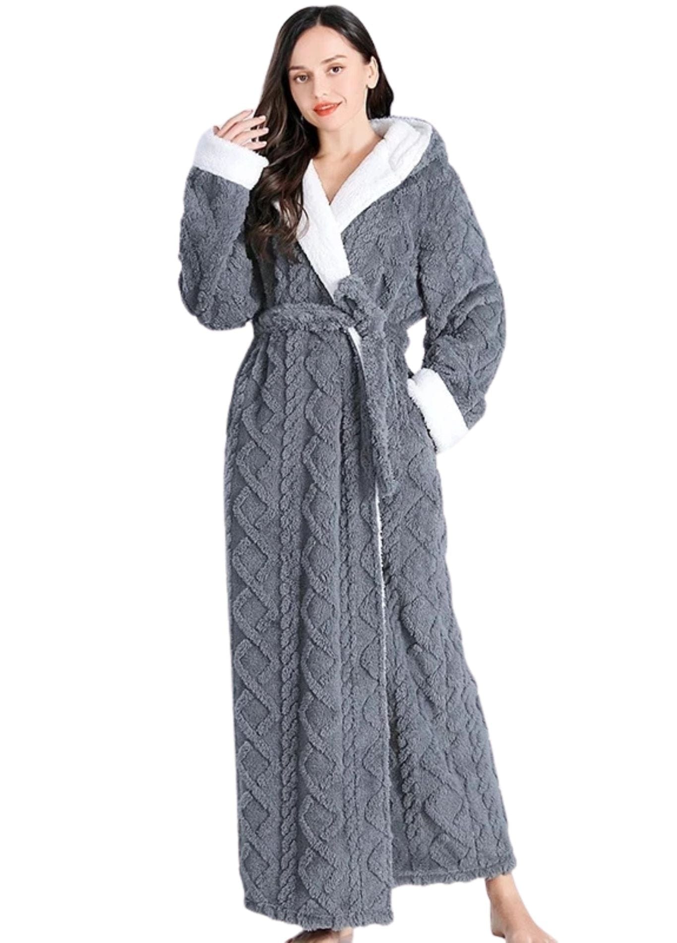 Peignoir Polaire | Peignoir d'Or Gris / M