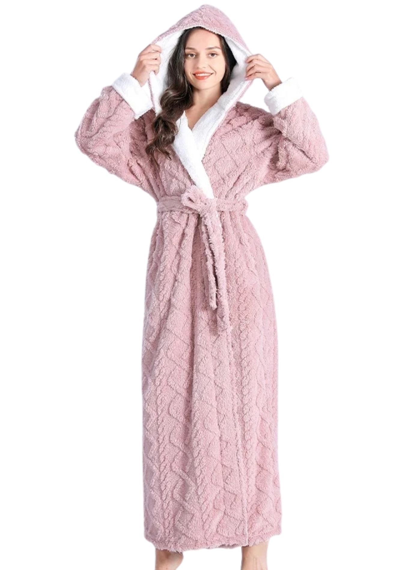 Peignoir Polaire | Peignoir d'Or Rose / M