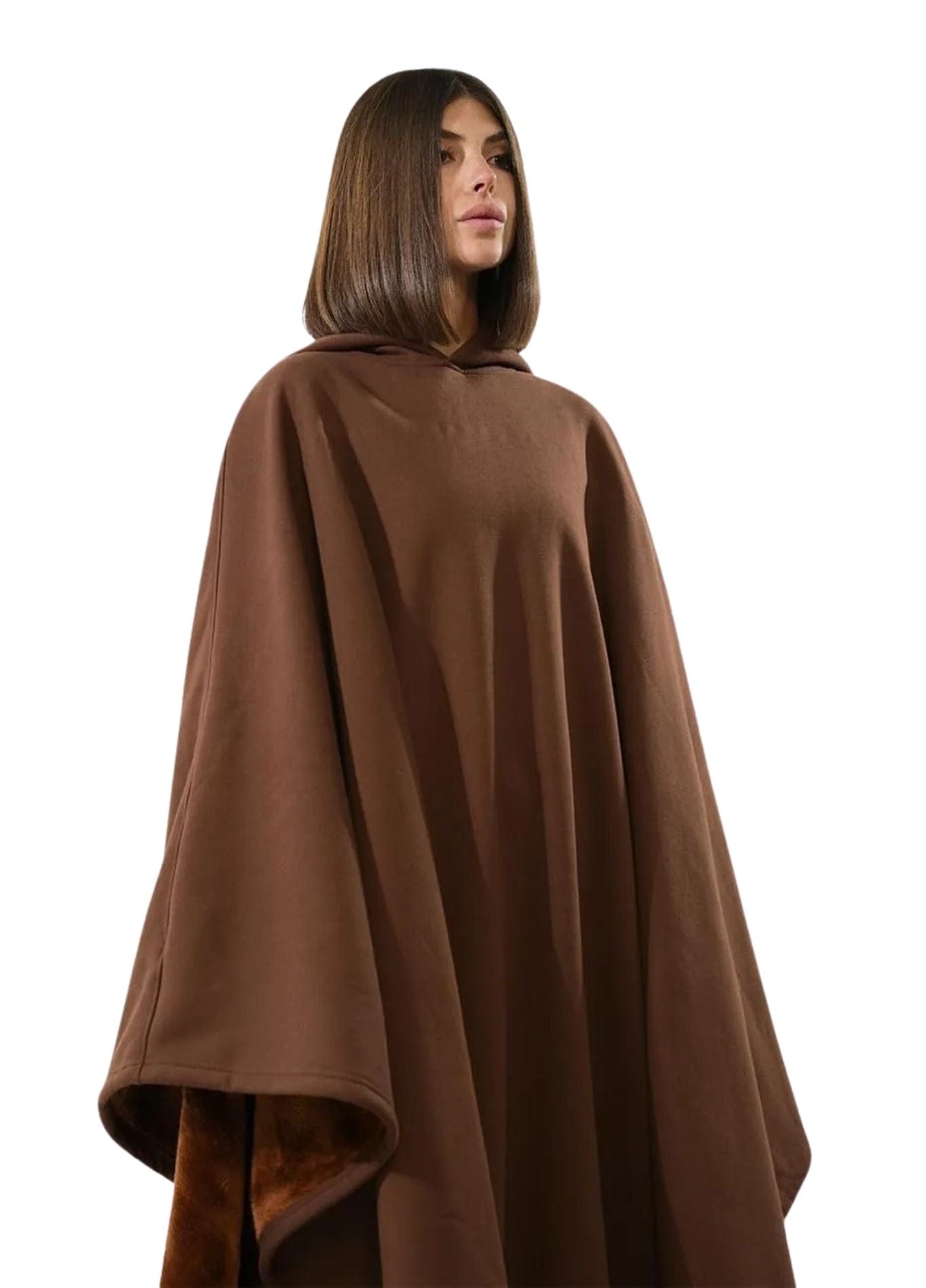 Peignoir Poncho Femme | Peignoir d'Or Brun / Taille Unique