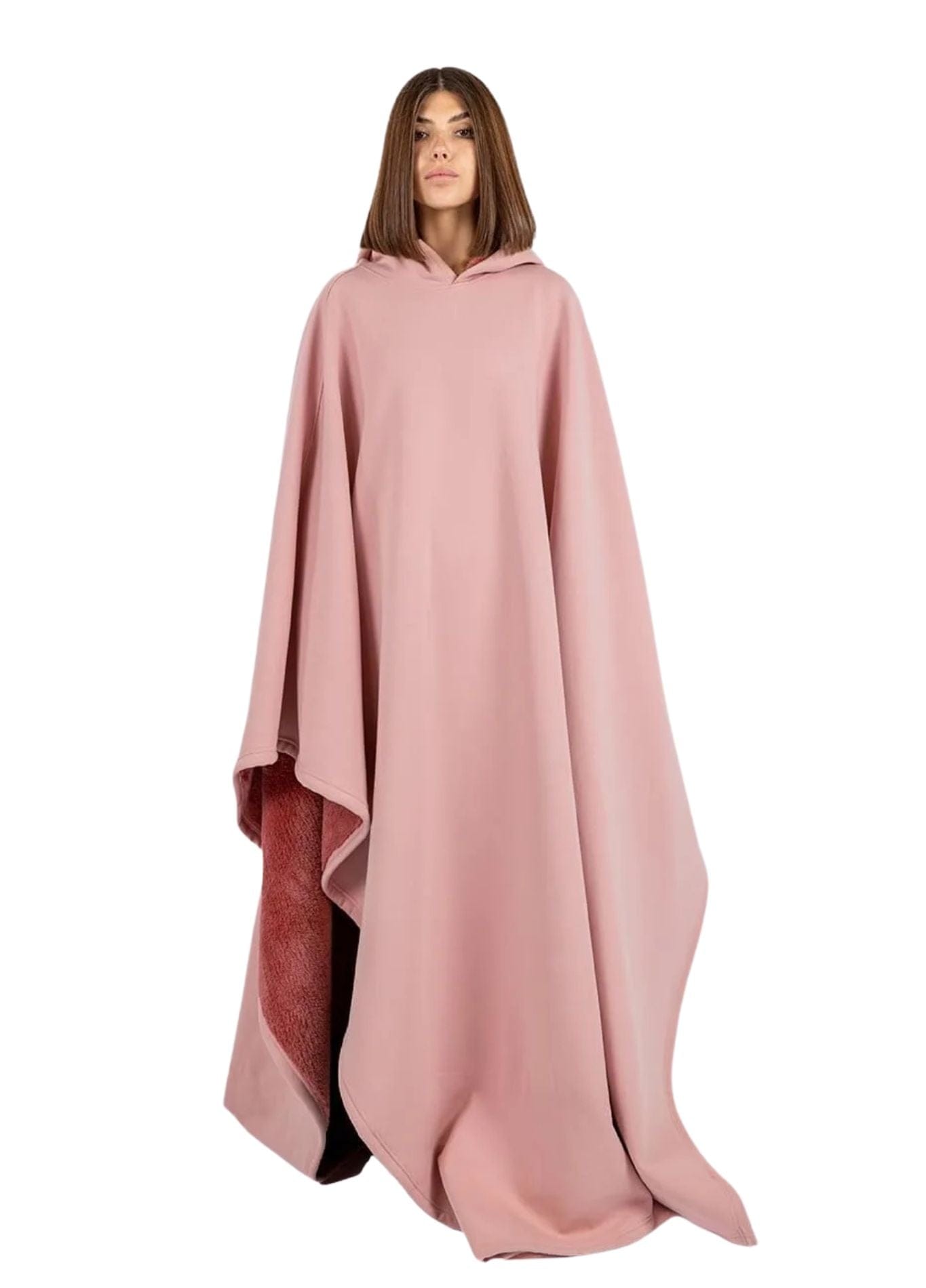 Peignoir Poncho Femme | Peignoir d'Or Rose / Taille Unique