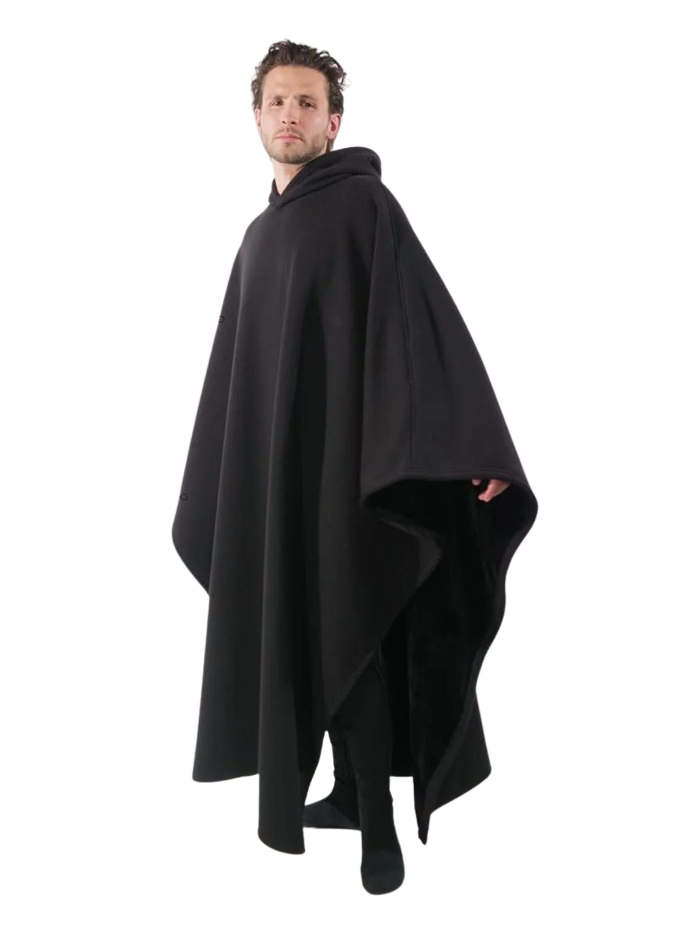 Peignoir Poncho | Peignoir d'Or Noir / Taille Unique