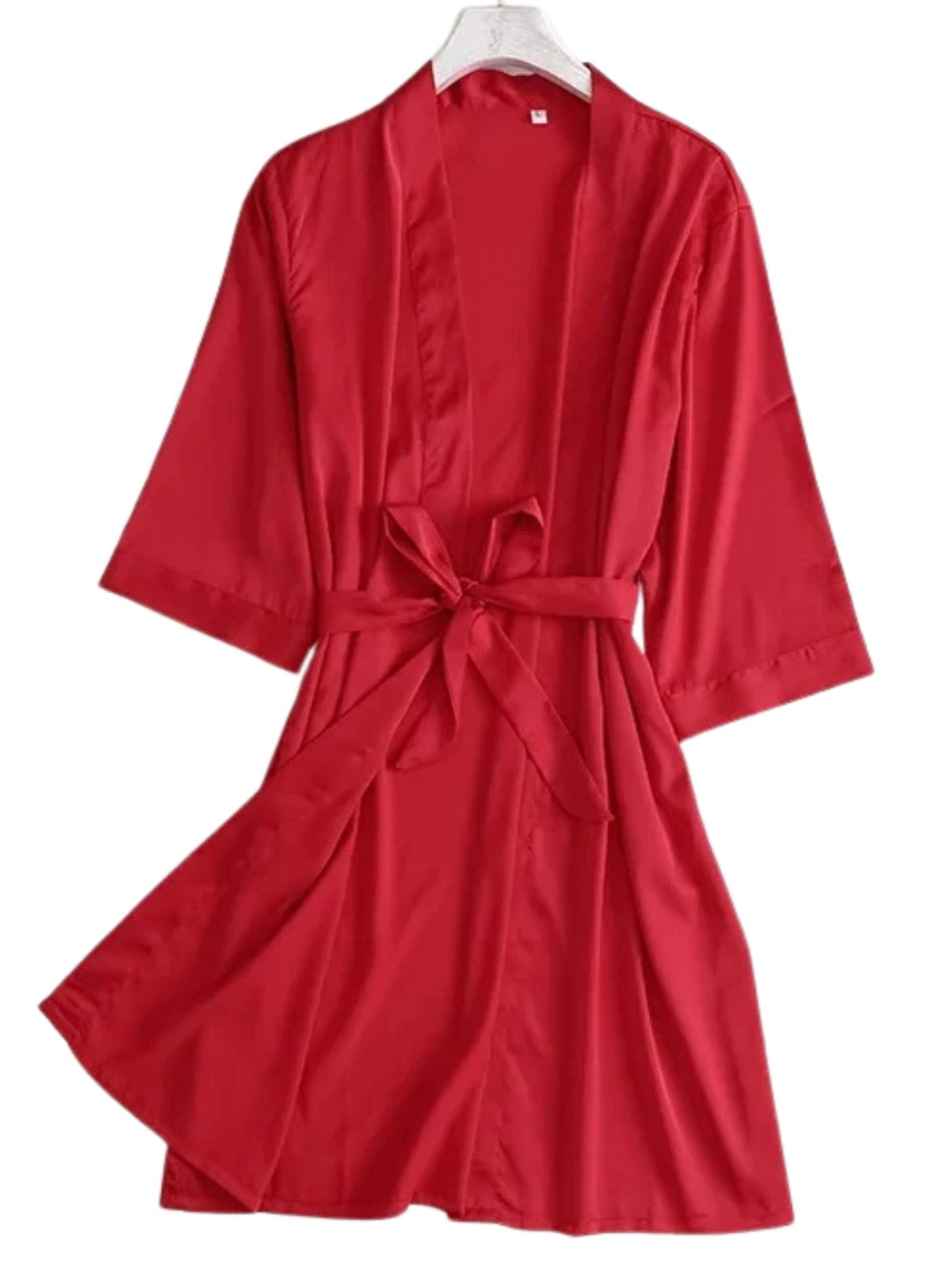 Peignoir Satin | Peignoir d'Or Rouge / M