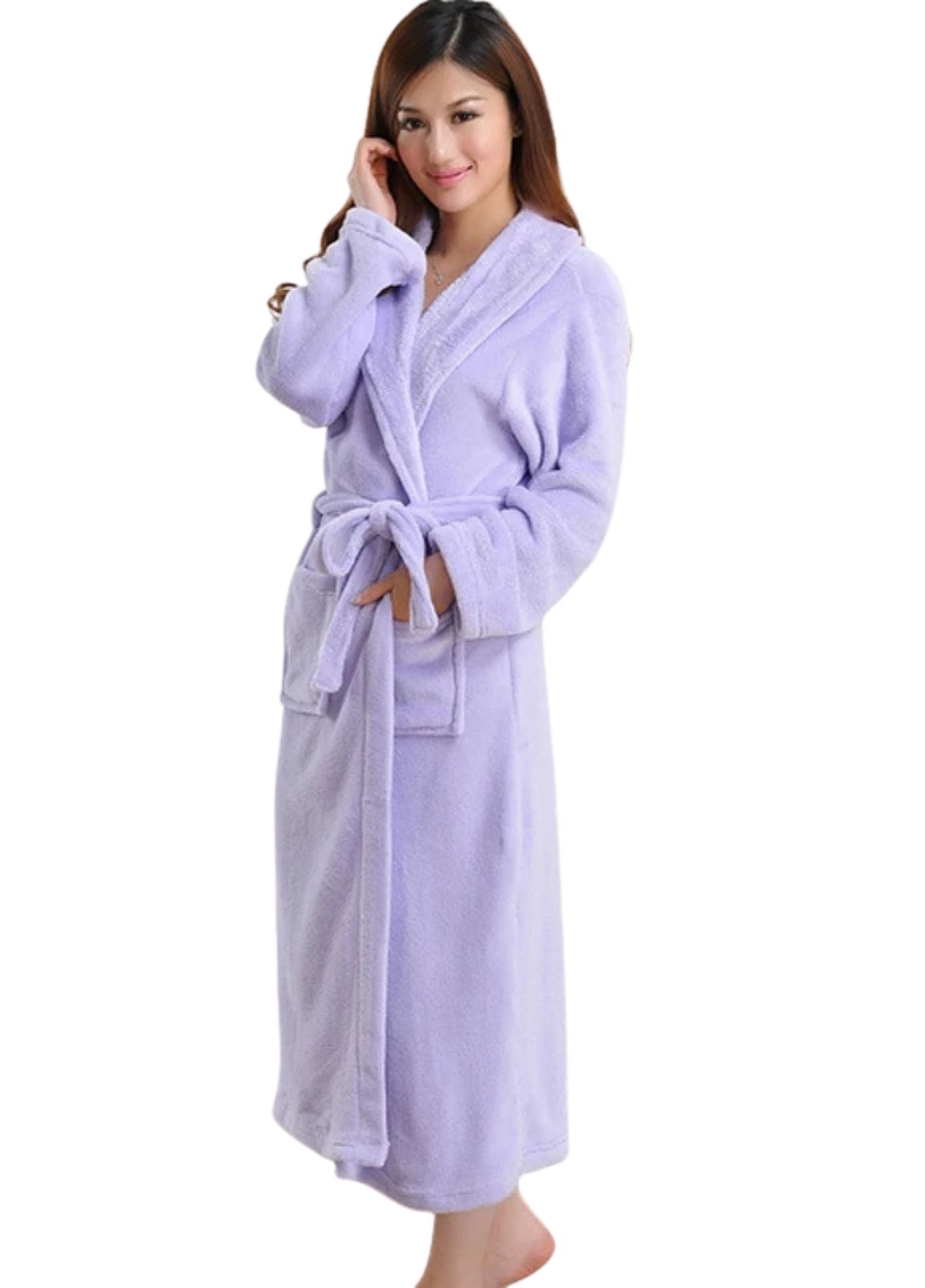 Peignoir Tout Doux | Peignoir d'Or Violet Clair / M