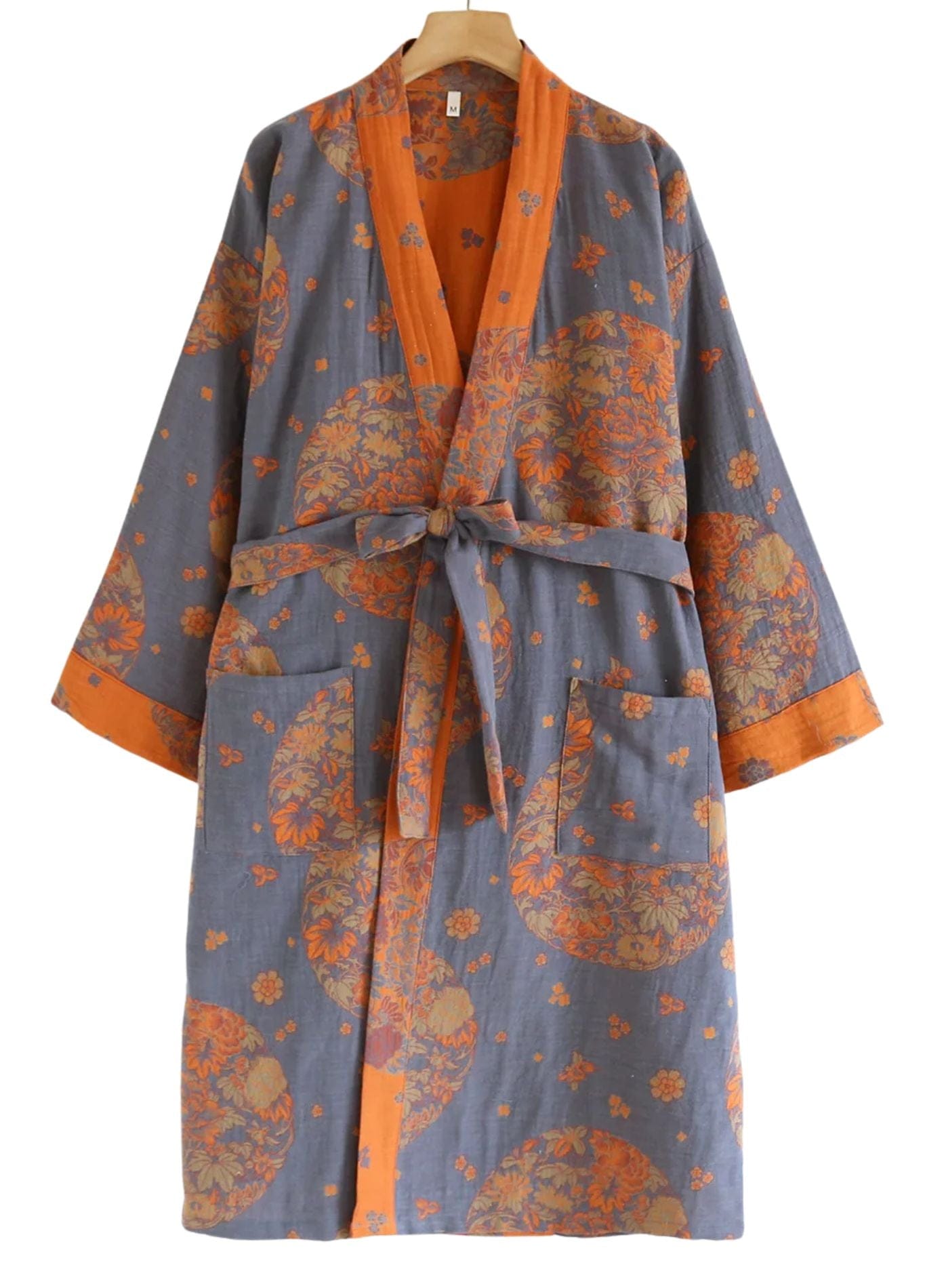 Veste Femme Kimono | Peignoir d'Or Aube Rosée / L