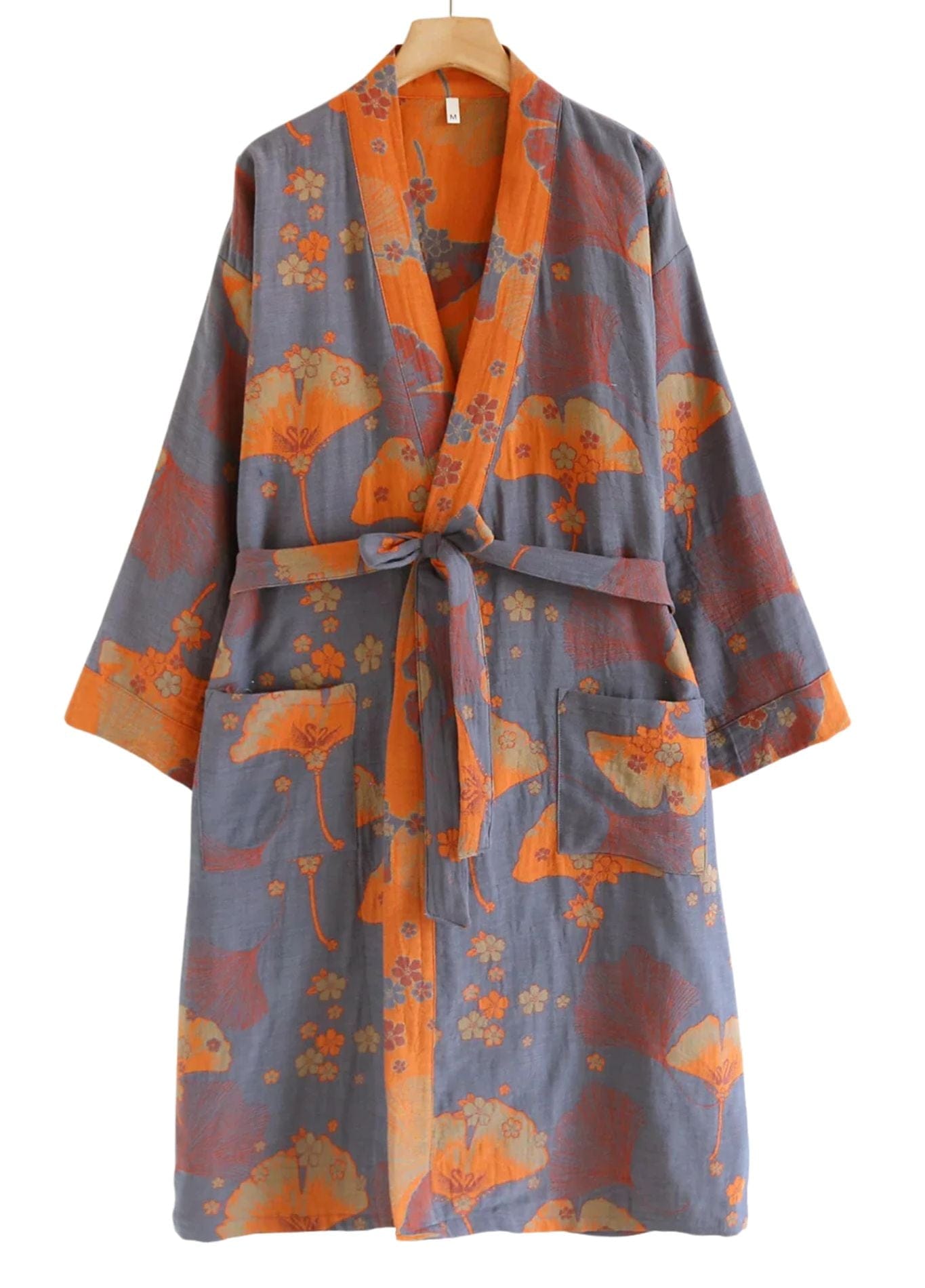 Veste Femme Kimono | Peignoir d'Or Bois de Santal / L