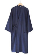 Chemise Kimono Homme | Peignoir d'Or Bleu Marine / M