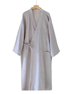 Chemise Kimono Homme | Peignoir d'Or Gris / M