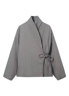 Doudoune Kimono | Peignoir d'Or S / Gris