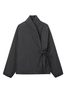 Doudoune Kimono | Peignoir d'Or S / Noir