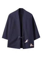 Kimono Bleu Homme | Peignoir d'Or
