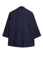 Kimono Bleu Marine | Peignoir d'Or