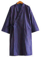 Kimono Coton Homme | Peignoir d'Or Mauve / M