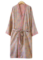 Kimono Court Femme  | Peignoir d'Or Rosée du Matin / M