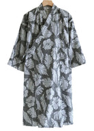 Kimono Court Homme | Peignoir d'Or Ardoise Sauvage / M