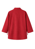 Kimono Court Rouge | Peignoir d'Or