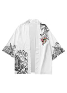 Kimono Dragon | Peignoir d'Or Blanc / M