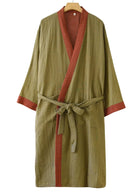 Kimono Femme Chic | Peignoir d'Or Prairie d’Olive / M