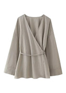 Kimono Femme Couleur Unie XS / Beige