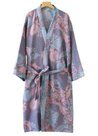 Kimono Femme Nuit | Peignoir d'Or Lavande Sauvage / M