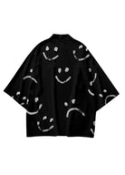 Kimono Japonais Noir | Peignoir d'Or