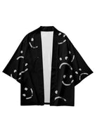 Kimono Japonais Noir | Peignoir d'Or