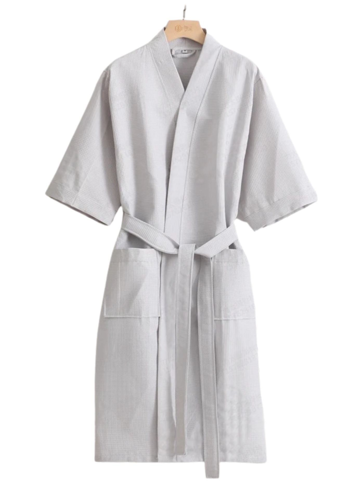 Kimono Kaki | Peignoir d'Or Blanc / M (155 - 165 cm)