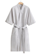 Kimono Kaki | Peignoir d'Or Blanc / M (155 - 165 cm)