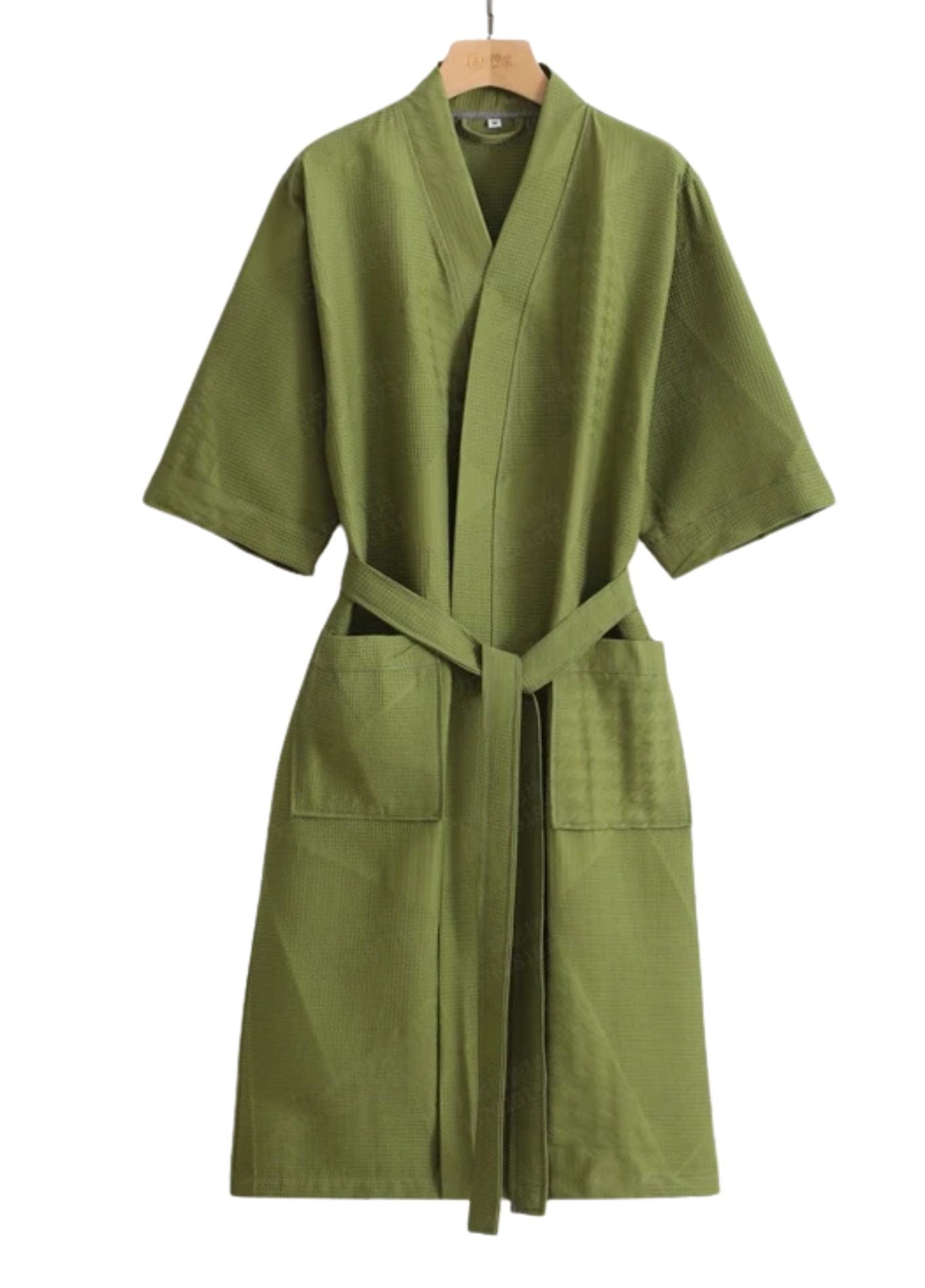 Kimono Kaki | Peignoir d'Or Kaki / M (155 - 165 cm)