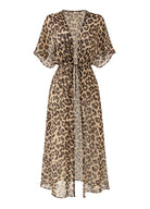 Kimono Leopard | Peignoir d'Or