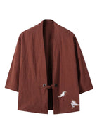 Kimono Marron | Peignoir d'Or