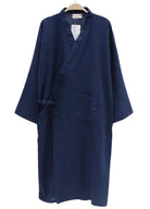 Kimono Noir Homme | Peignoir d'Or Bleu Marine / M