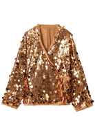 Kimono Paillettes | Peignoir d'Or Or / XS